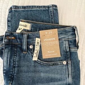 Madewell Women's Classic Blue Straight Leg Jeans